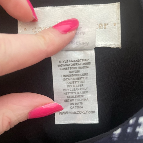 Anthropologie x Corey Lynn Calter Painted Plaid Handkerchief Midi Dress Size 6 - Picture 5 of 6